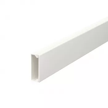 Canal de cablu OBO Bettermann 6150780, 2000 x 30 x 10 mm, alb pur, 1 buc.