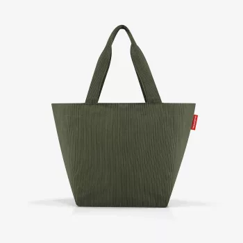 Geantă de cumpărături reisenthel Shopper M cord dark matcha ZS5057 - capacitate 15 litri