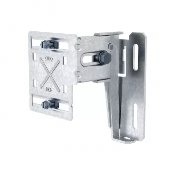 Consolă de montaj verticală OBO Bettermann BKN75 125, adâncime reglabilă 78-127 mm, oțel zincat la cald 6288003