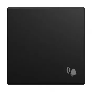 Clapetă Busch-Jaeger Busch-balance SI cu simbol clopoțel, negru mat 2CKA001731A4047