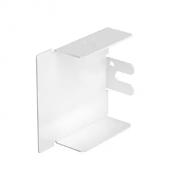 OBO Bettermann LKM E60060RW End Piece, 60x60mm, Steel, Pure White