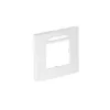 Ramă de acoperire OBO Bettermann AR45-BSF1 RW, 1 modul, 84x84 mm, alb pur 6119338