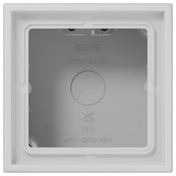 Carcasă de suprafață JUNG seria LS, 1 modul, gri deschis LS581ALG