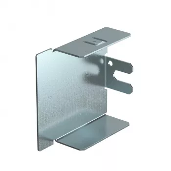 OBO Bettermann LKM End Piece 60x60mm, Steel, Strip-Galvanized, Snap-On, Left/Right 6248284