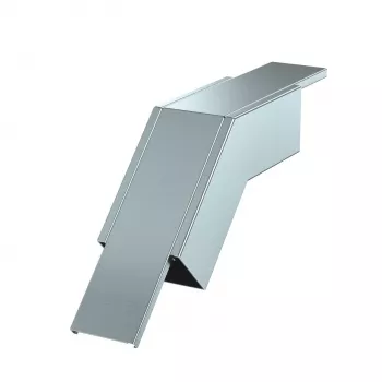 Cot de jgheab de cabluri coborâtor OBO BETTERMANN PLM-BF 45°, 800x100 mm, zincat la cald 7218106