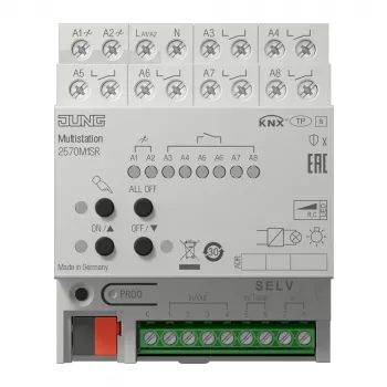 Multistație KNX IP JUNG 2570M1SR, șină DIN, 4 TE, Secure
