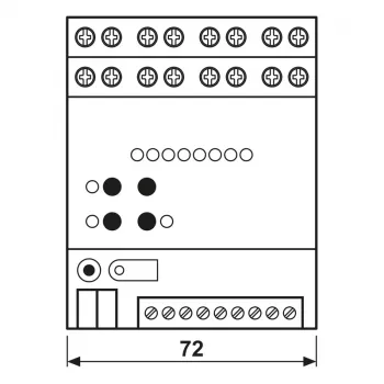 Multistație KNX IP JUNG 2570M1SR, șină DIN, 4 TE, Secure