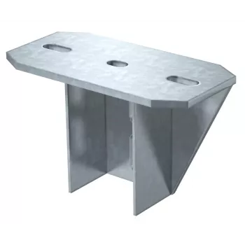 Placă de cap OBO Bettermann KU 7 NOX FT pentru stâlp în U (6349056)