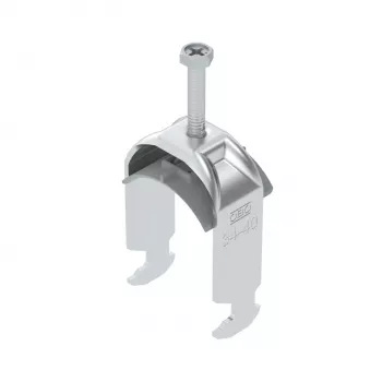 Cleme U OBO BS-H1-K-40 ALU, 40 mm, aluminiu, 1186436