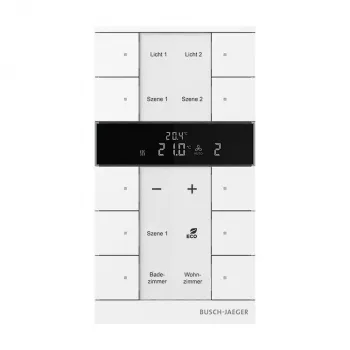 Termostat de cameră Busch-Jaeger 10 trepte, alb SBR-F-10.0.11-84 (2CKA006220A0889)