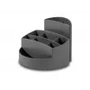 Organizator de birou HAN RONDO KARMA, 9 compartimente, gri, plastic reciclat 80-100% 17468-18
