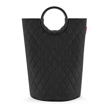 Coș de rufe Reisenthel loophome M, aluminiu/poliester, negru VS7071