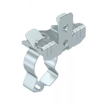 Clește de susținere cu suport de țeavă OBO SCVPC 3-7 D25, sub grindă, 20-25 mm, oțel galvanizat la cald 1488621