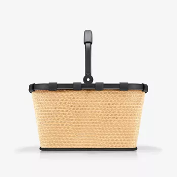 Coș de cumpărături Reisenthel Carrybag Frame Raffia Black 22L BK 7079