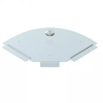 Capac pentru cot la 90° OBO Bettermann RBD 90 100 FS, 100 mm, zincat în bandă (6036900)