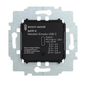 Modul de alimentare Busch-Jäger 6479 U cu USB-C 2CKA006400A0436
