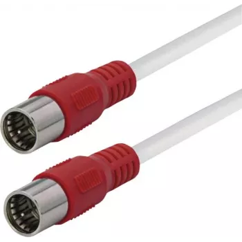 Maxtrack Satellite Coaxial Cable F-Connector to F-Connector 6 m White FQMS6,0L