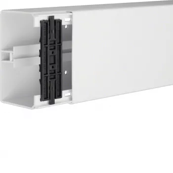 HAGER Tehalit FB Cable Trunking 130x80mm 2m Pure White PVC FB8013009016