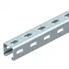 Șină cu profil C OBO Bettermann MS4141PP03 cu perforații laterale, 41x41 mm, 3000 mm, oțel pregalvanizat 1122500