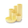 Organizator de birou HAN CAMPUS, 6 compartimente, polistiren, galben pastel 17480-815