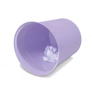 HAN Re-LOOP 13L Round Waste Bin, Pastel Purple, 100% PIR Recycled Plastic 18148-887