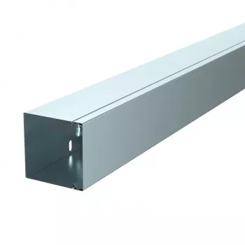 OBO BETTERMANN Vertr Cable Routing Duct 80x80x2000 Steel Strip Galvanised Snap-on Lid 6247194