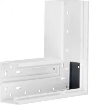 Colț plat HAGER BR6510059016 alb trafic 100x65 mm