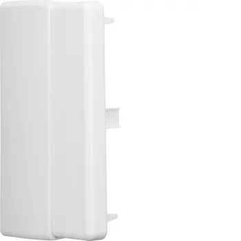 Capac de capăt reglabil Hager LFE ASA rezistent la intemperii, stabil la UV, pentru canal 60x110 mm, alb trafic LFE6011069016