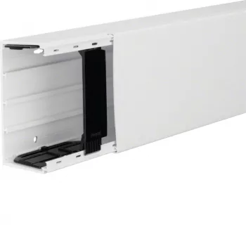 Canal de cabluri rezistent la intemperii și UV Hager LFE6011009016 60x110 mm, 2 m, alb