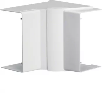 HAGER Adjustable Inner Corner LFF6011049016 for LF/LFF/LFH 60x110 Trunking, PVC, White