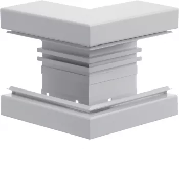 Hager BRA6513039016 External Corner Base Profile 68x130mm OT80mm Traffic White Aluminium