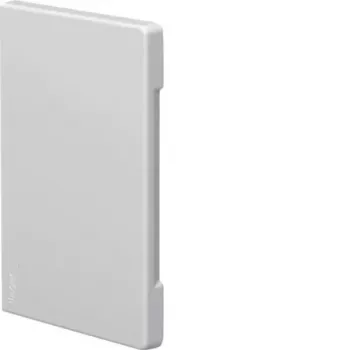 Hager BR8513069016 End Piece Cut-Covering Traffic White for 130x60 mm Trunking