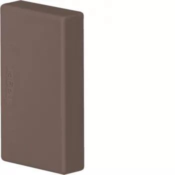 Hager LFF2003568014 End Cap for LF/LFF 20x33mm Trunking, Brown