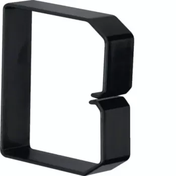 Hager B800803 Black PVC Cable Trunking 80x80mm 2m