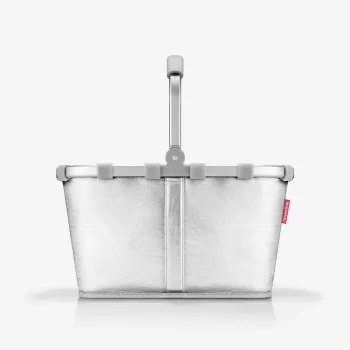 Coș de cumpărături reisenthel Carrybag Silver Crackle BK7088 22L