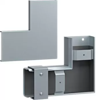 Cot plat Hager FWK-Plus 60x100 mm oțel zincat la cald pentru jgheaburi de cabluri de protecție la incendiu FWKP601005VERZ