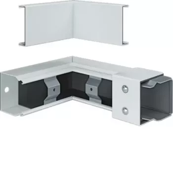 Hager FWK-Plus Inner Corner 60x60 mm White Powder-Coated FWKP6006049016