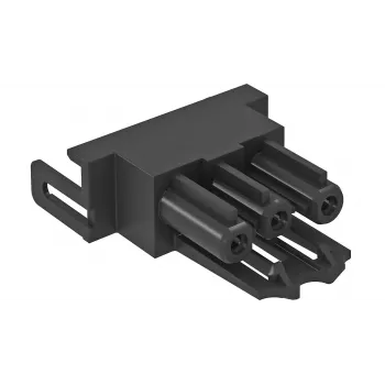 Adaptor piesă priză OBO Bettermann BTA-SKS S1 SW drept negru 6117190