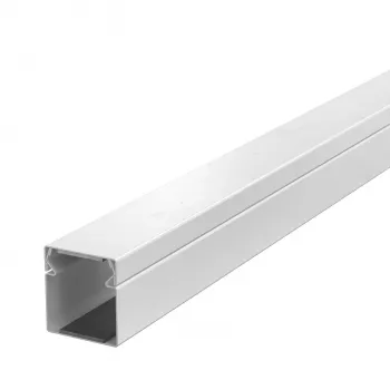 Canal de instalare metalic OBO PLM D 0404 RW cu țesătură de protecție la incendiu 40x40x2000 mm, alb 7218002