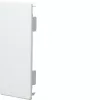 Capac de capăt HAGER pentru jgheab de cablu FB 60x130mm, alb trafic (FB6013069016)