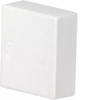HAGER LF1501569016 End Cap, Traffic White (RAL 9016), for 150x150 mm LF Trunking