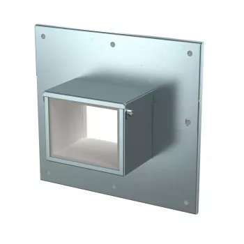 Guler de racord la perete OBO BETTERMANN PLM WC 0810 FS, pe 3 și 4 laturi, oțel zincat, 80x100 mm 7218126