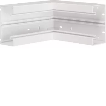 Colț interior Hager BR6513049016 pentru canal de cablu 130x68 mm, alb pur