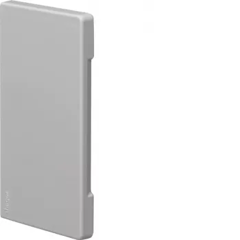 Capac de capăt Hager BR 65x130 mm fără halogen cu mască de tăiere, gri deschis BR6513067035