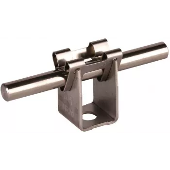 Suport de conductor DEHN 207009 din oțel inoxidabil pentru conductor rotund de 8 mm, înălțime 20 mm