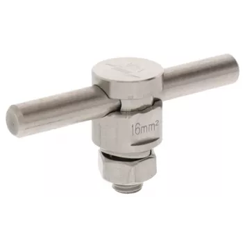 DEHN KSV 6.10 AQ16 50 V4A Cross-Rod Connector for Round Conductors 6-10 mm 540122