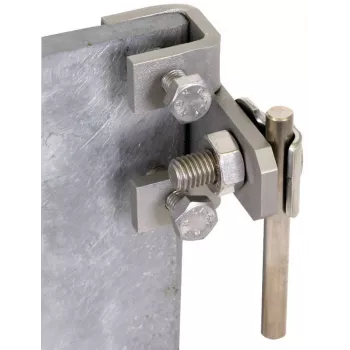 Clemă de legare echipotențială DEHNclip 372219 orizontală, oțel inoxidabil, pentru conductoare rotunde 8-10 mm și plate 30x3,5 mm