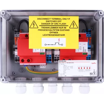 Cutie de racord generator DEHN IP65, 2 MPPT, 2 stringuri per MPPT, 1000 V DC (900976)