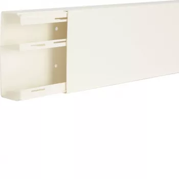 Canal de cablu Hager LF6015109016 LF 60x150 mm alb trafic RAL 9016, 2 m, PVC, 1 compartiment