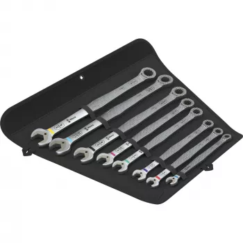 Wera 6007 Joker Imperial set de 8 chei combinate, 5/16 inch–3/4 inch, oțel crom-molibden, husă textilă 05020385001